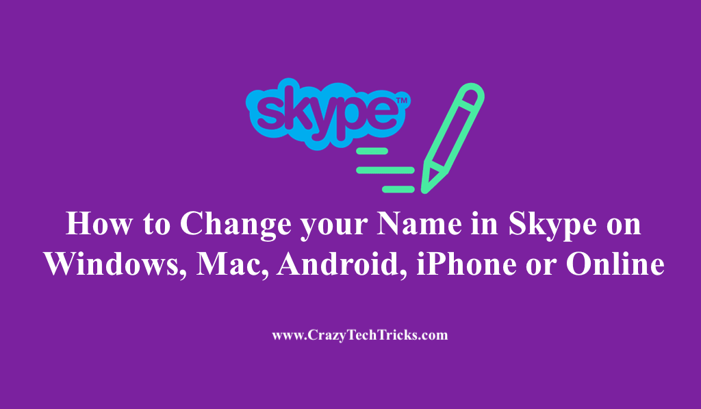 change skype name for mac